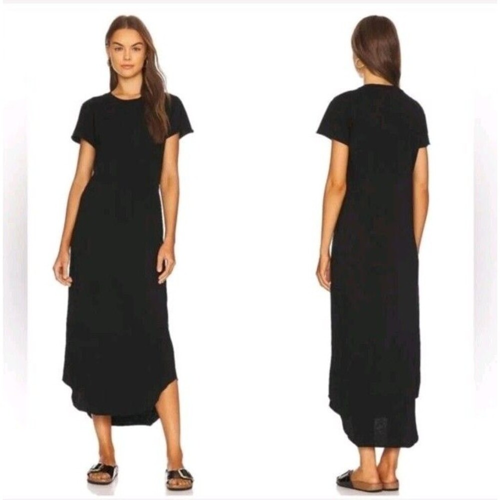 Frank & Eileen Harper Black Perfect Tee Maxi Dress Size XS